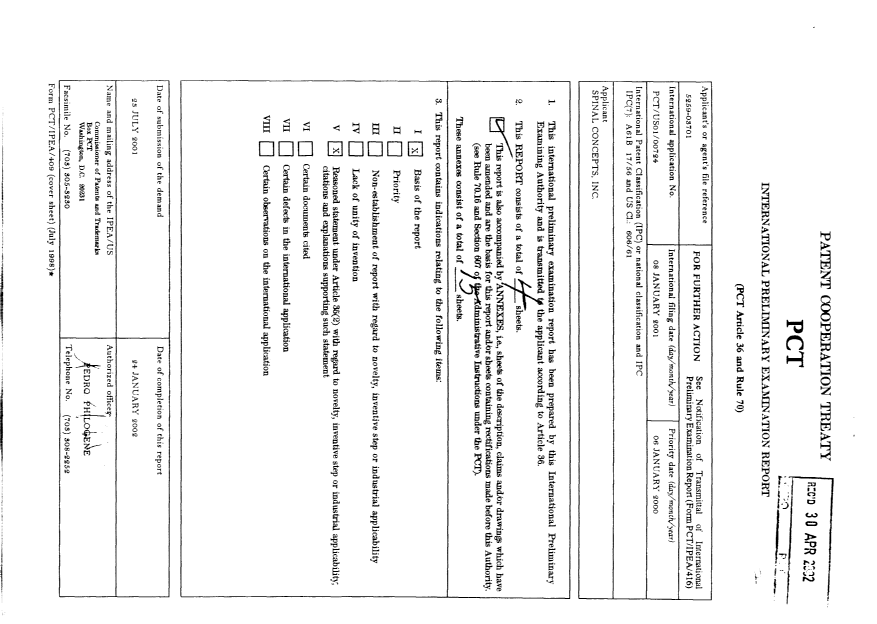 Document de brevet canadien 2396535. PCT 20020706. Image 1 de 4