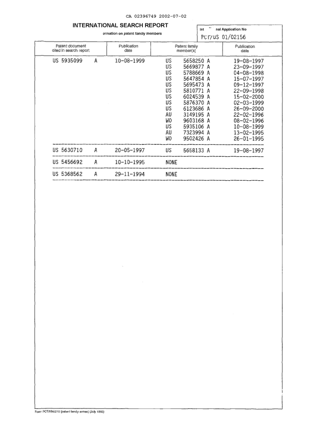 Document de brevet canadien 2396749. PCT 20020702. Image 5 de 5