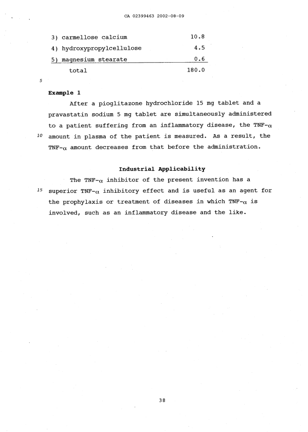 Canadian Patent Document 2399463. Description 20020809. Image 38 of 38