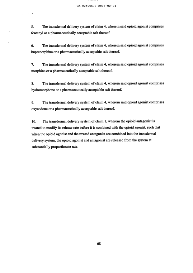 Canadian Patent Document 2400578. Prosecution-Amendment 20050204. Image 9 of 9