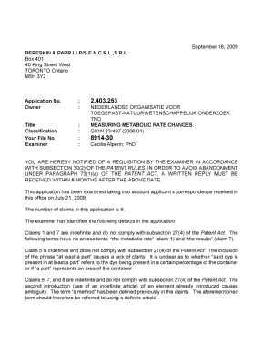 Document de brevet canadien 2403253. Poursuite-Amendment 20090916. Image 1 de 2