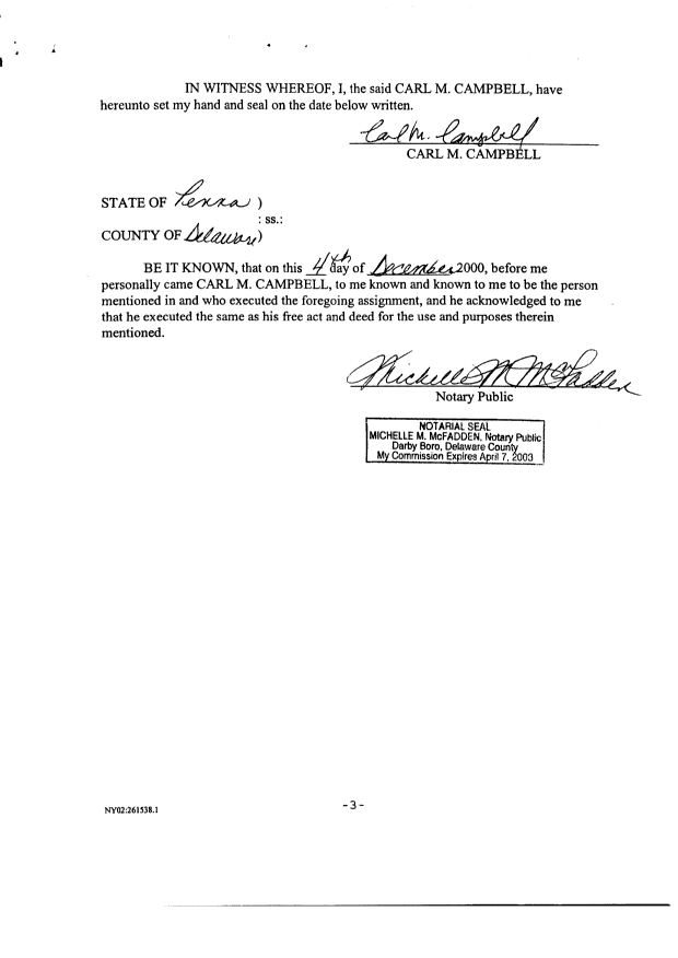 Document de brevet canadien 2403283. Cession 20030120. Image 4 de 4
