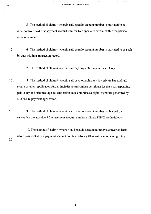 Document de brevet canadien 2403283. Poursuite-Amendment 20100901. Image 19 de 19