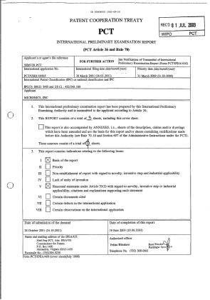 Document de brevet canadien 2404008. PCT 20020926. Image 1 de 3