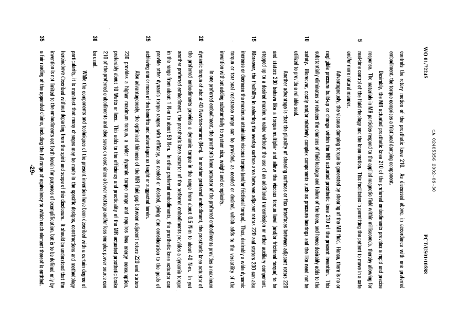 Canadian Patent Document 2405356. Description 20100618. Image 31 of 31