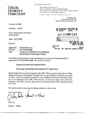 Document de brevet canadien 2405848. Cession 20021015. Image 1 de 2