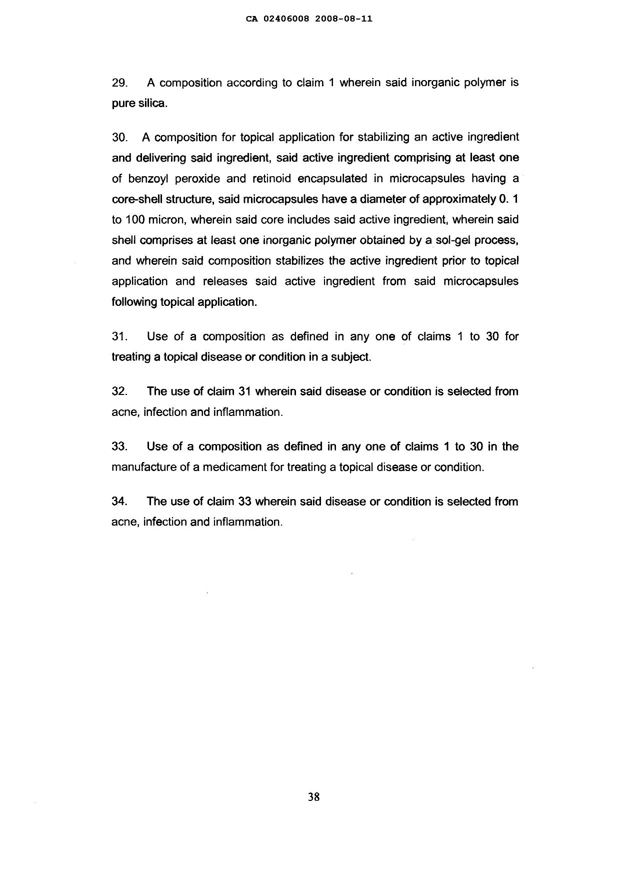 Canadian Patent Document 2406008. Prosecution-Amendment 20080811. Image 17 of 17
