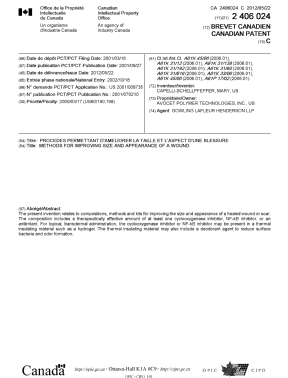 Canadian Patent Document 2406024. Cover Page 20111226. Image 1 of 1