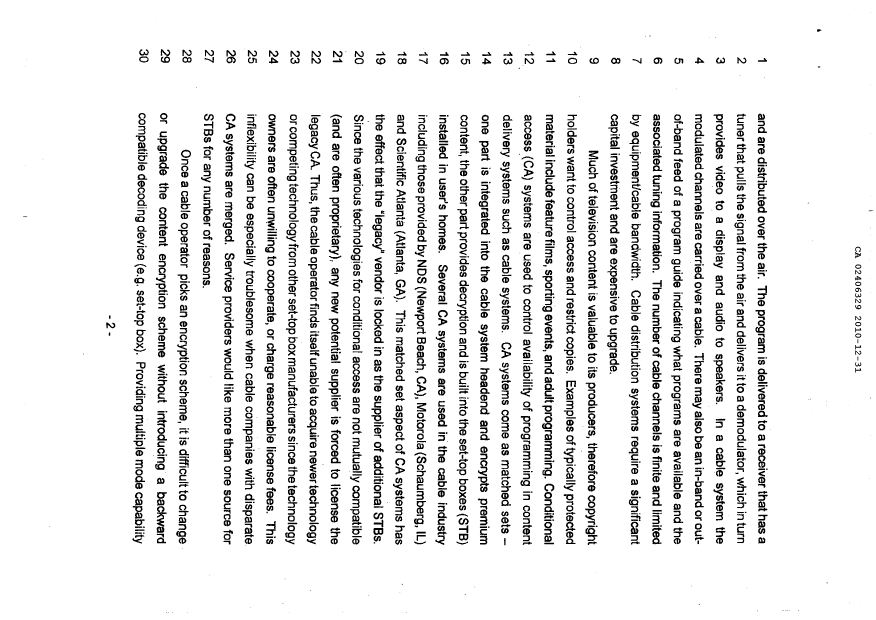 Canadian Patent Document 2406329. Description 20101231. Image 2 of 52