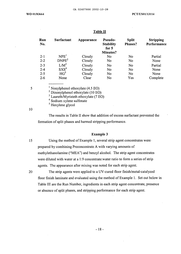 Canadian Patent Document 2407666. Description 20021028. Image 18 of 19