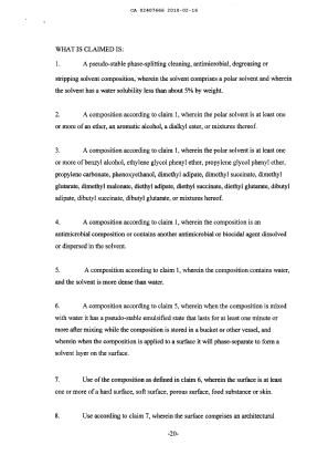 Document de brevet canadien 2407666. Revendications 20100216. Image 1 de 3