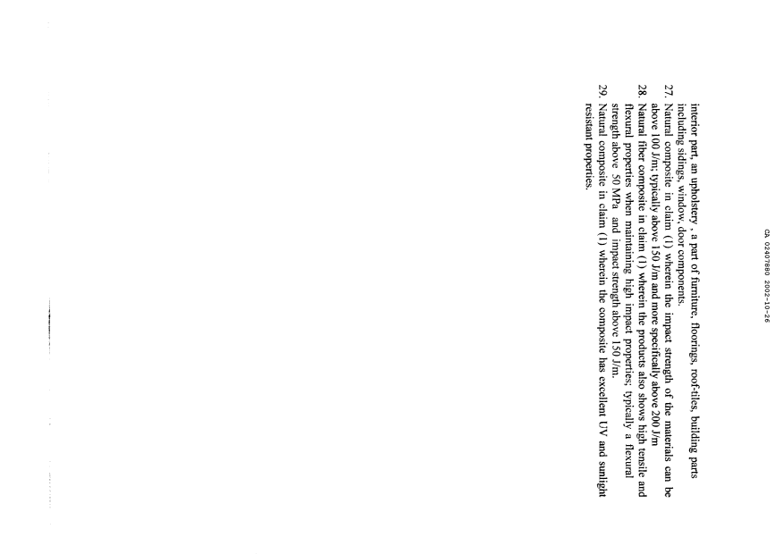 Document de brevet canadien 2407880. Revendications 20011226. Image 3 de 3