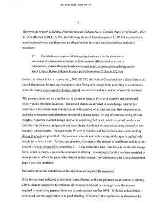 Document de brevet canadien 2410201. Poursuite-Amendment 20081227. Image 2 de 4
