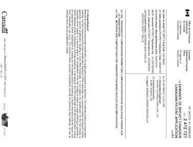 Document de brevet canadien 2412721. Page couverture 20030228. Image 1 de 1