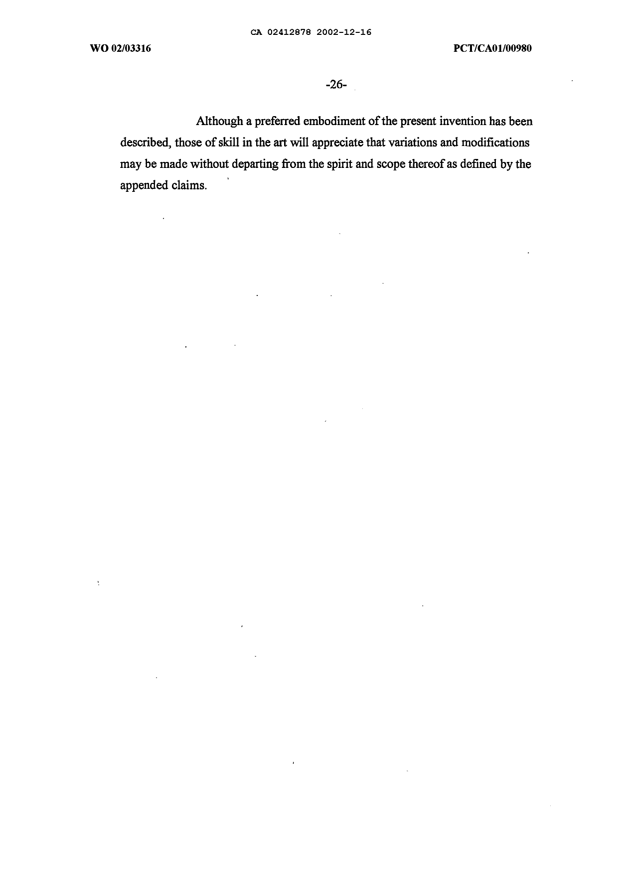 Canadian Patent Document 2412878. Description 20091112. Image 26 of 26