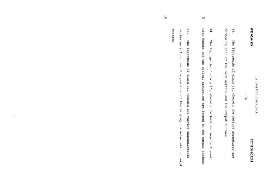 Document de brevet canadien 2413700. Revendications 20021218. Image 6 de 6