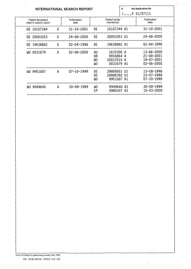 Document de brevet canadien 2414224. PCT 20021220. Image 6 de 6