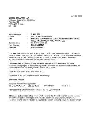 Document de brevet canadien 2415299. Poursuite-Amendment 20100720. Image 1 de 4