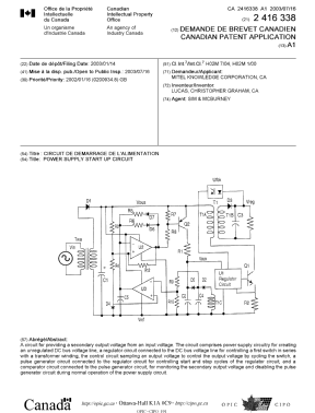 Canadian Patent Document 2416338. Cover Page 20030627. Image 1 of 1