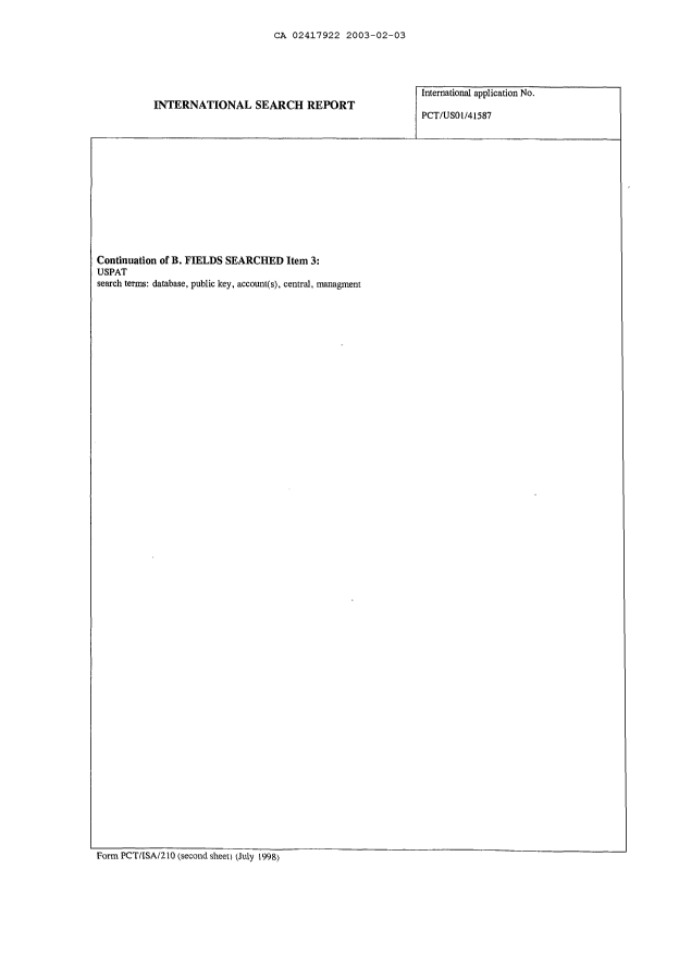 Document de brevet canadien 2417922. PCT 20030203. Image 6 de 6