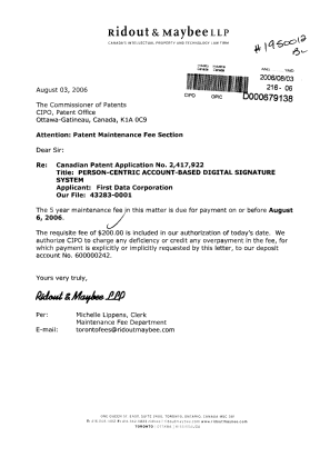 Document de brevet canadien 2417922. Taxes 20060803. Image 1 de 1