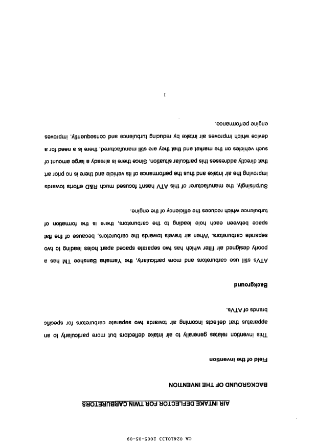 Canadian Patent Document 2418133. Description 20041209. Image 1 of 4