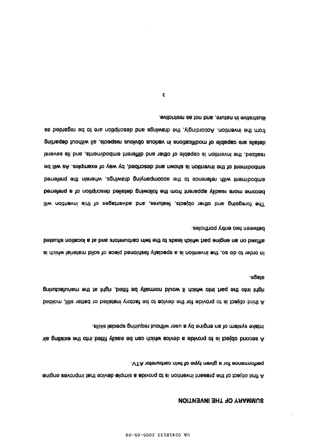 Canadian Patent Document 2418133. Description 20041209. Image 2 of 4