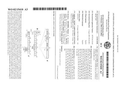 Document de brevet canadien 2419549. Abrégé 20021213. Image 1 de 2