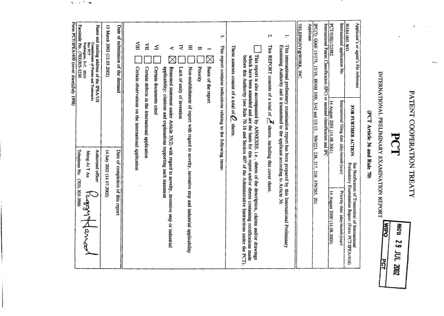 Document de brevet canadien 2419808. PCT 20030215. Image 1 de 3