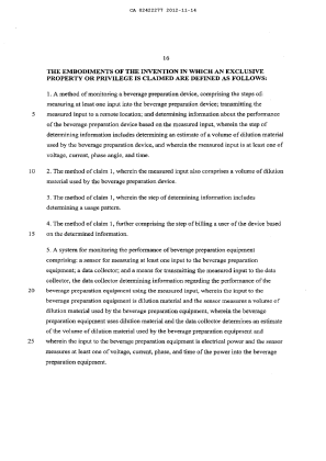 Document de brevet canadien 2422277. Revendications 20121114. Image 1 de 5