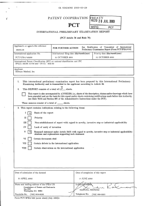 Document de brevet canadien 2424092. PCT 20030329. Image 1 de 3