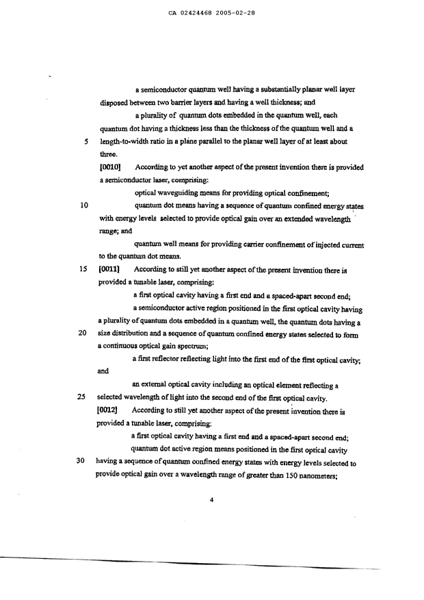 Canadian Patent Document 2424468. Description 20050228. Image 4 of 32
