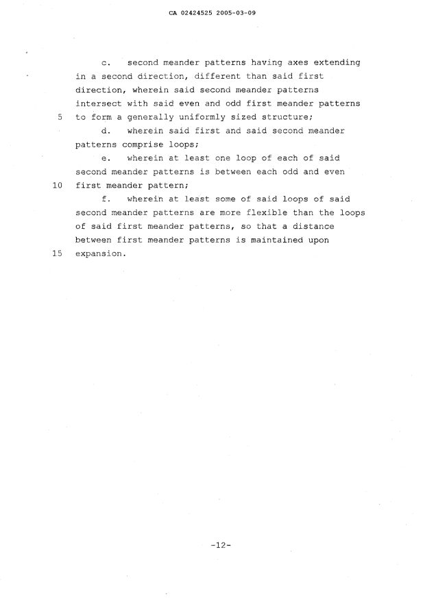 Document de brevet canadien 2424525. Revendications 20050309. Image 4 de 4