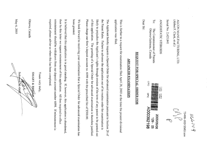 Document de brevet canadien 2425841. Poursuite-Amendment 20041206. Image 1 de 1