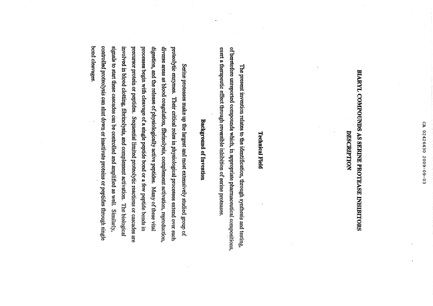 Document de brevet canadien 2426430. Description 20120816. Image 1 de 312