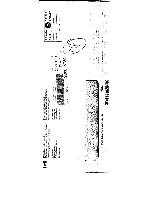 Document de brevet canadien 2428621. Courrier retourné 20180604. Image 2 de 2