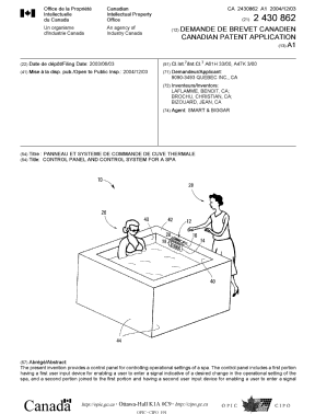 Document de brevet canadien 2430862. Page couverture 20041109. Image 1 de 2