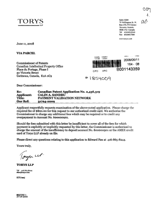 Document de brevet canadien 2436319. Poursuite-Amendment 20080611. Image 1 de 1