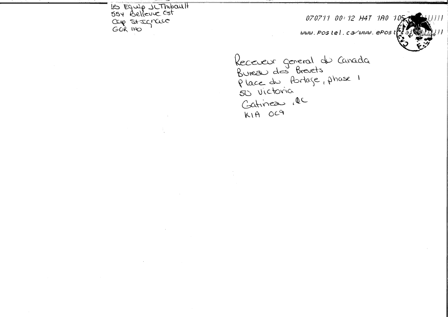Document de brevet canadien 2437612. Taxes 20070712. Image 2 de 2