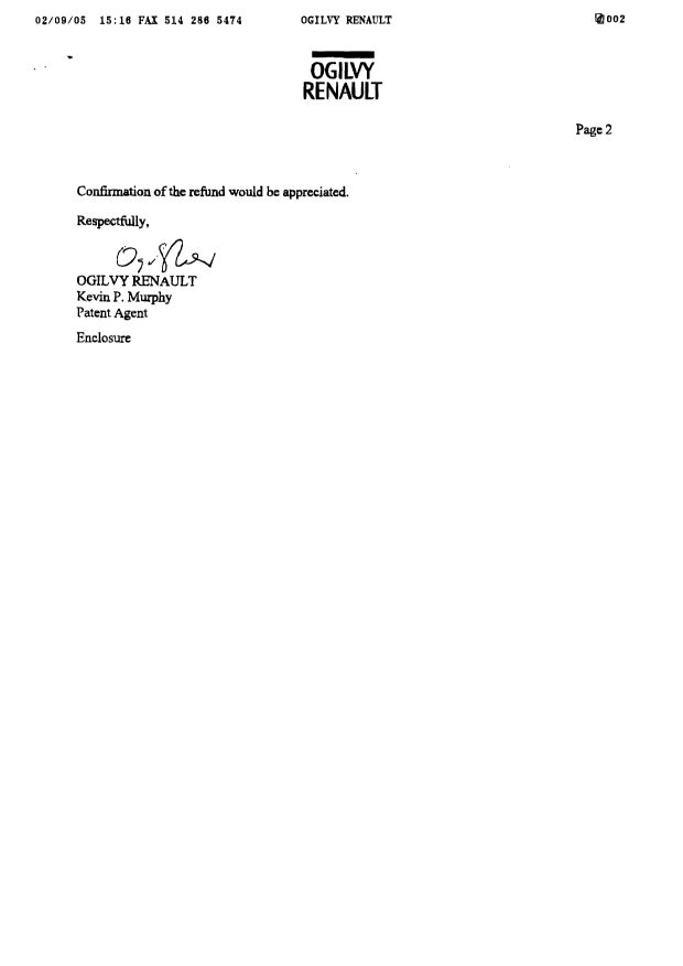 Document de brevet canadien 2438942. Cession 20050210. Image 2 de 3
