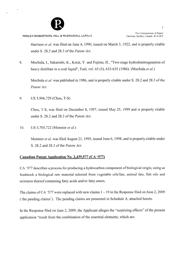 Canadian Patent Document 2439577. Prosecution-Amendment 20090930. Image 3 of 125