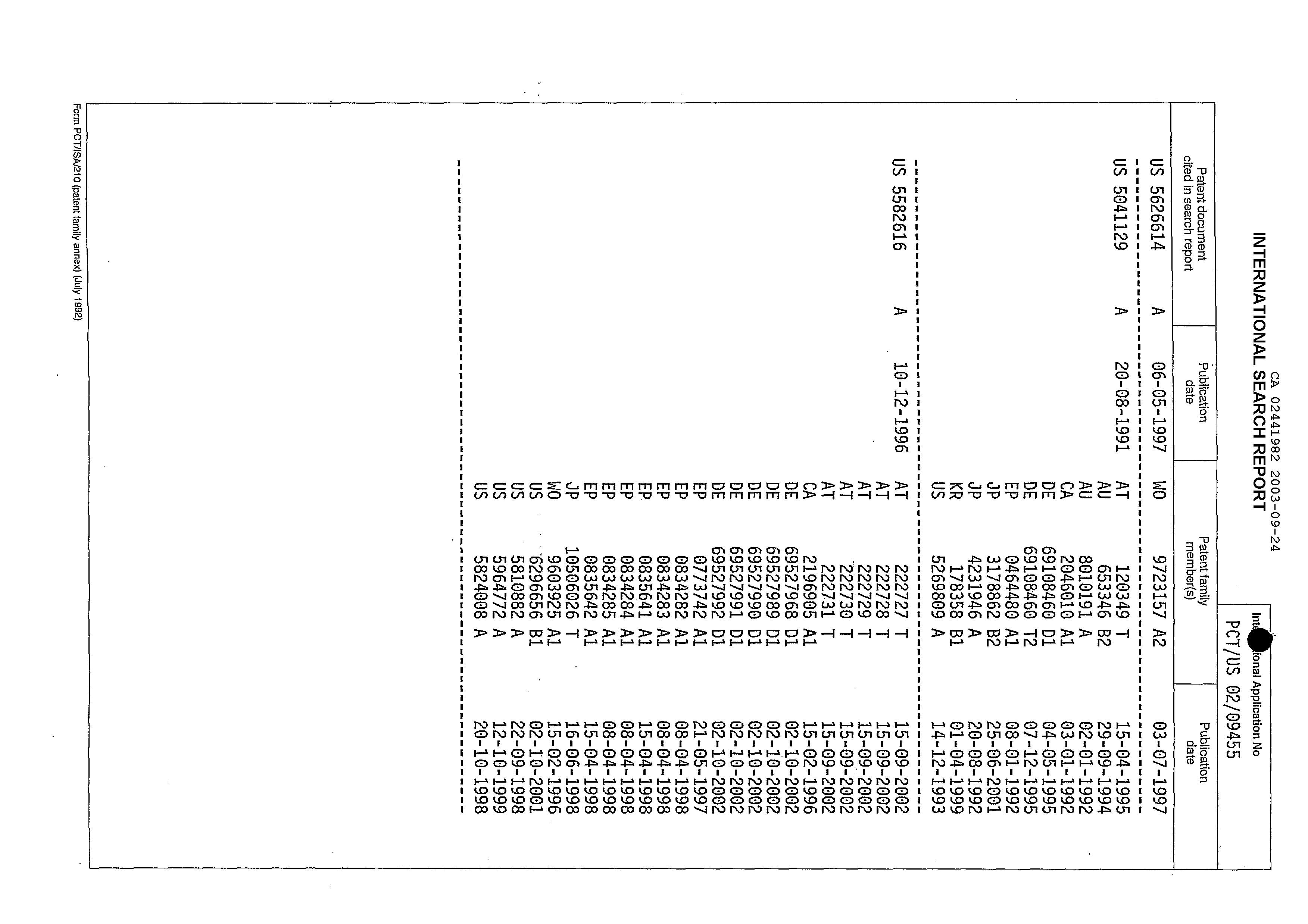 Canadian Patent Document 2441982. PCT 20021224. Image 13 of 13