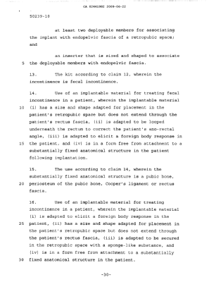 Document de brevet canadien 2441982. Poursuite-Amendment 20081222. Image 10 de 12