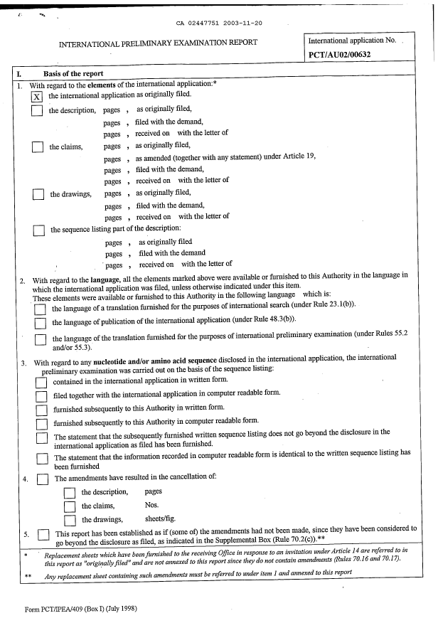 Document de brevet canadien 2447751. PCT 20031120. Image 2 de 3