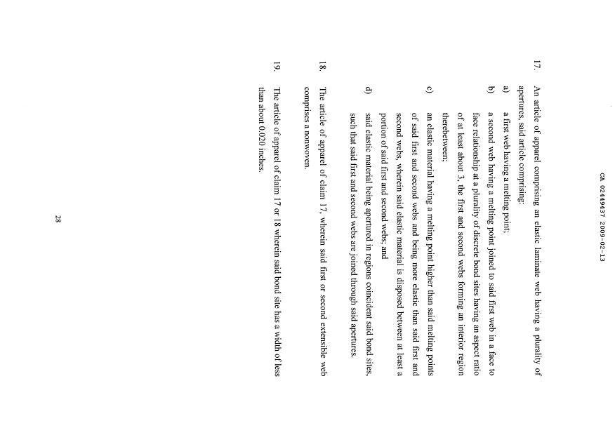 Document de brevet canadien 2449437. Poursuite-Amendment 20081213. Image 10 de 10