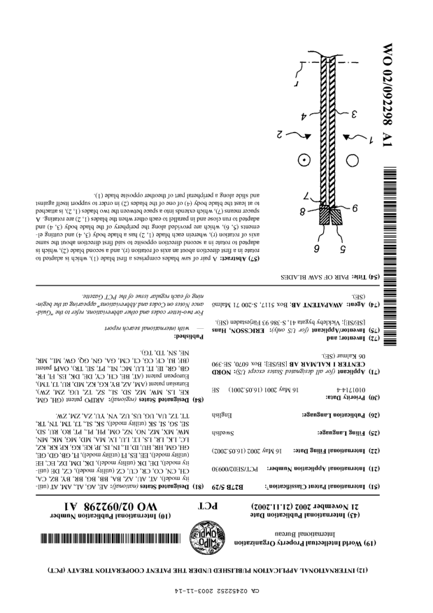 Canadian Patent Document 2452252. Abstract 20031114. Image 1 of 1