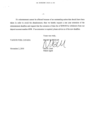 Canadian Patent Document 2456380. Correspondence 20101102. Image 2 of 2