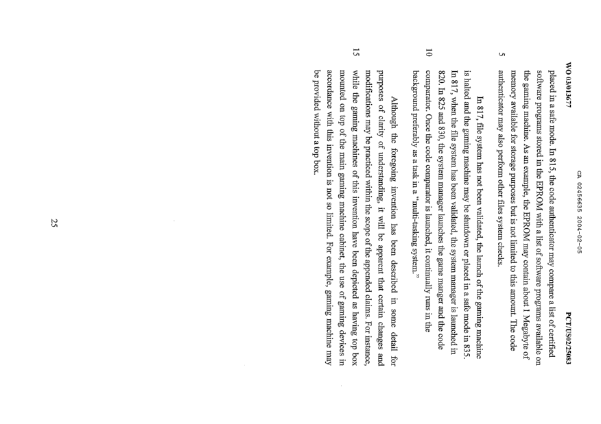 Document de brevet canadien 2456635. Description 20031205. Image 25 de 25