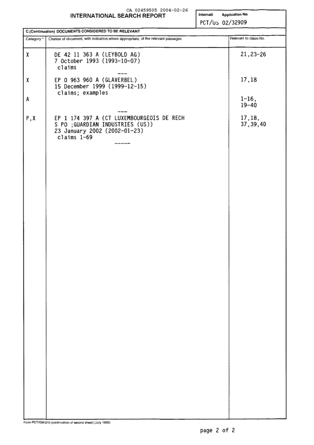 Document de brevet canadien 2459505. PCT 20040226. Image 2 de 3