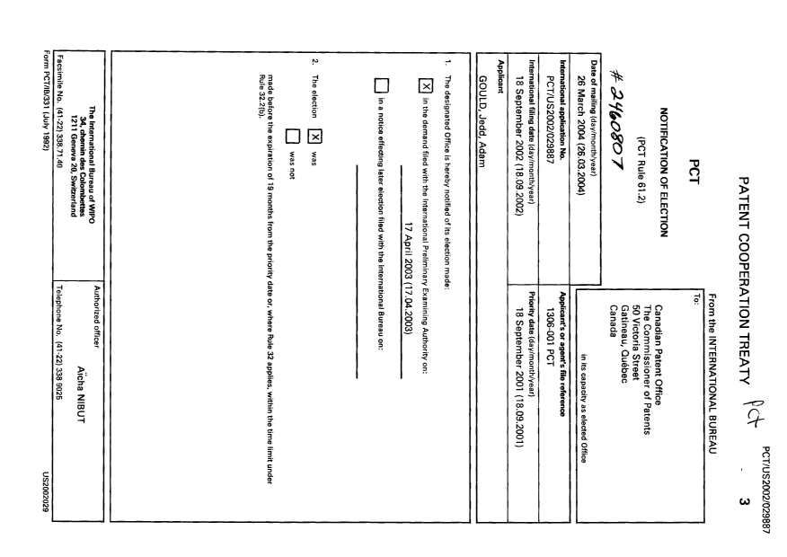 Document de brevet canadien 2460807. PCT 20040505. Image 1 de 1